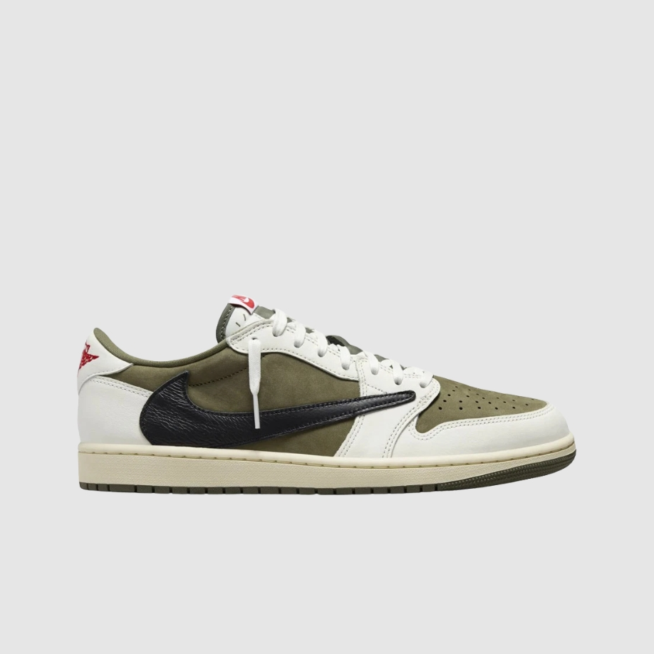 조던 1 x 트래비스 스캇 레트로 로우 OG SP 리버스 올리브 [LJR]