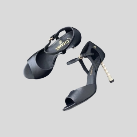 샤넬 진주 슬링백 펌프스