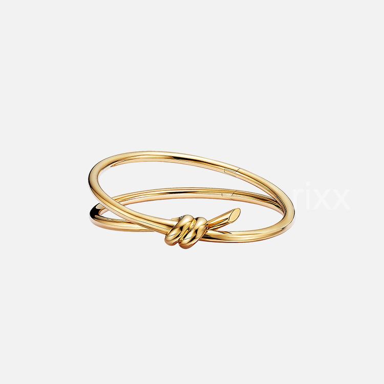 티파니 앤 코 티파니 노트 더블 로우 힌지드 뱅글