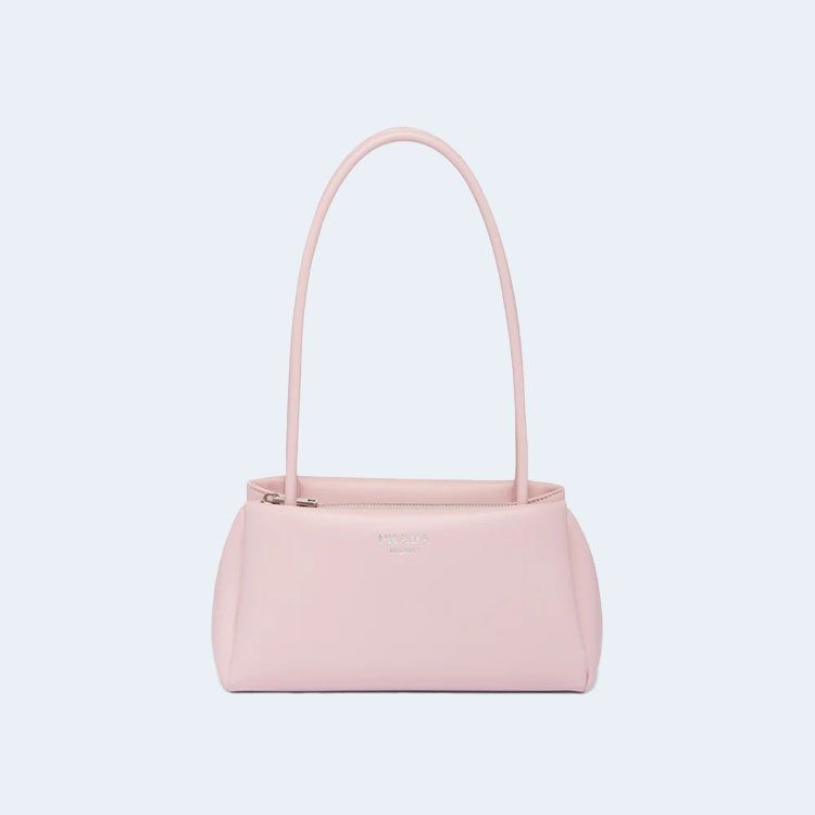 프라다 레더 미니백 핑크