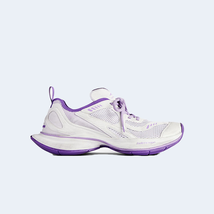 발렌시아가 여성 서킷 스니커즈 화이트 퍼플