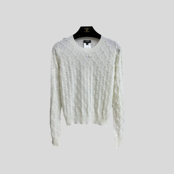 샤넬 다이아몬드 패턴 스웨터(2color)