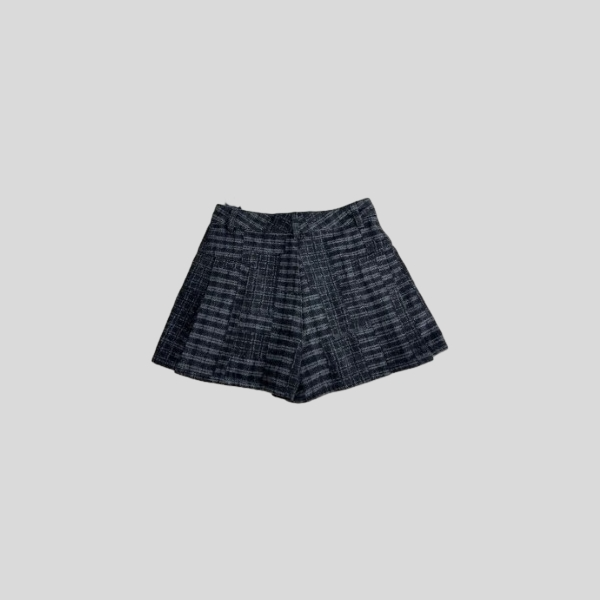 샤넬 플레드 데님 반바지