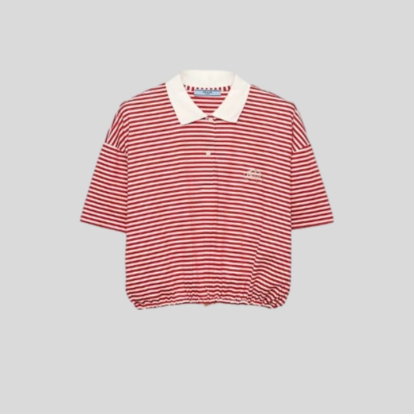 프라다 래드 스트라이프 반팔티