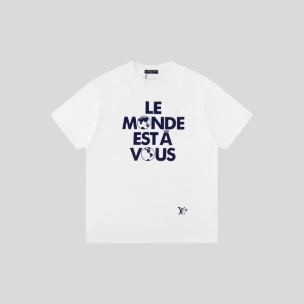 루이티봉 플로킹 반팔 티셔츠