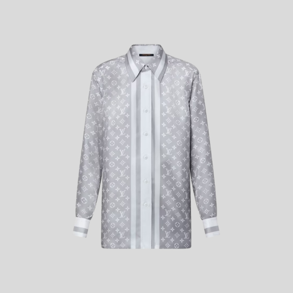 루이비통 플라워 실크 셔츠