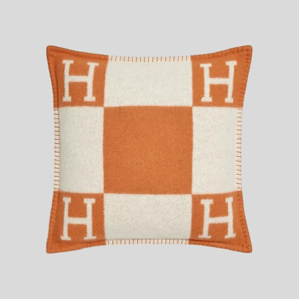 에르메스 아발론 블랭킷 필로우 세트 오렌지