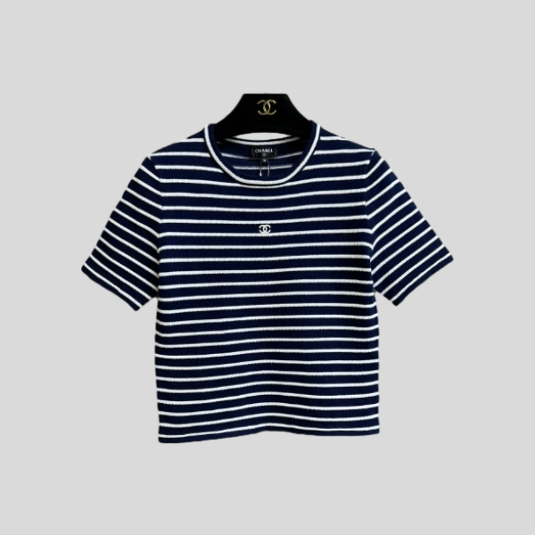 샤넬 스트라이프 반팔
