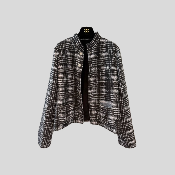샤넬 체크무늬 자켓