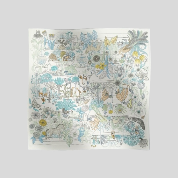 에르메스 스퀘어 스카프 스카이