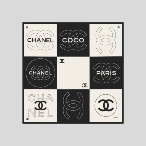 샤넬 나인그리드 스카프