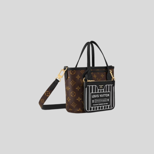 루이비통 네버풀 반둘리에 인사이드 아웃 BB