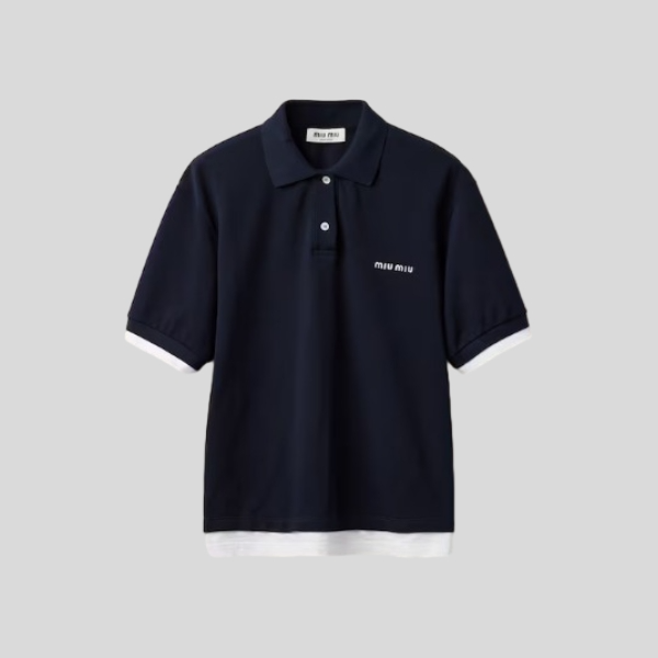 미우미우 피케 및 저지 폴로 셔츠