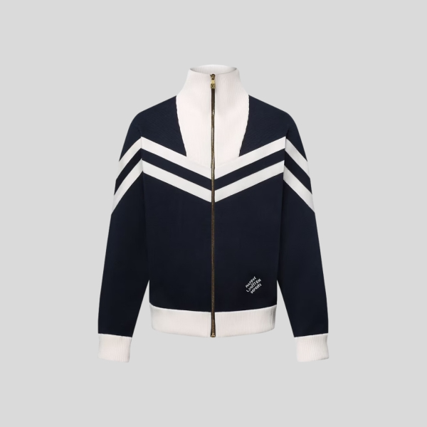 루이비통 니티드 코튼 세일러 블루종