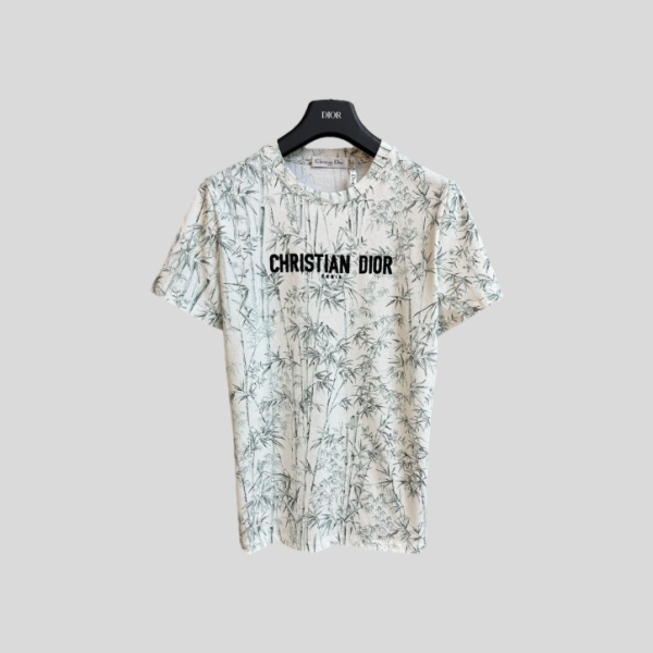 디올 대나무 반팔 티셔츠