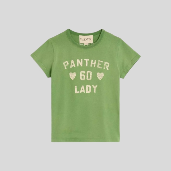 발렌티노 프린트 코튼 티셔츠