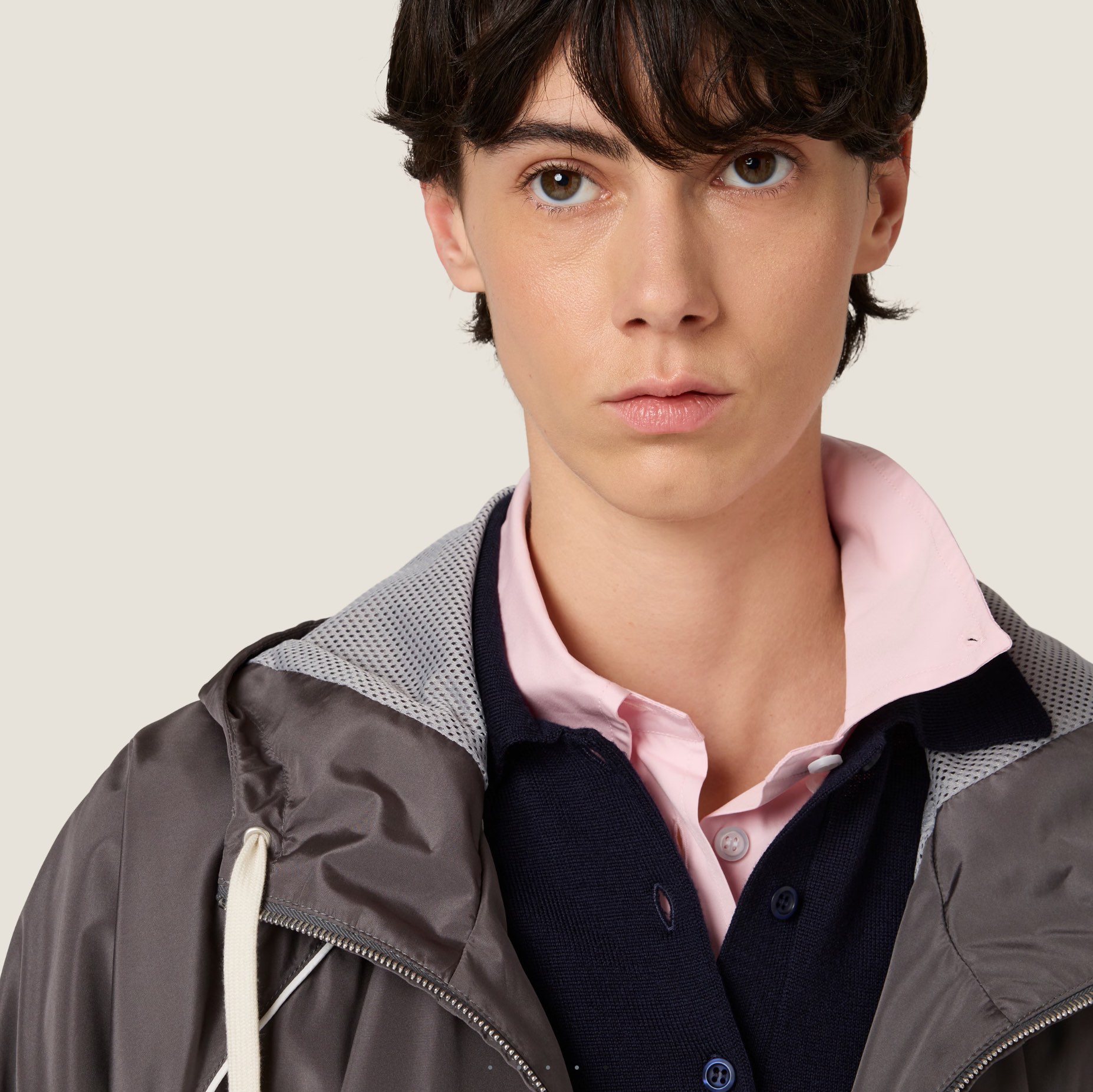 미우미우 그레이 자켓