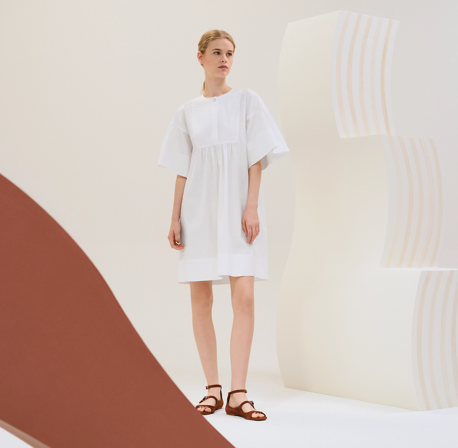 에르메스 반팔 드레스