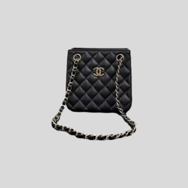 샤넬 25c 미니 토트 블랙