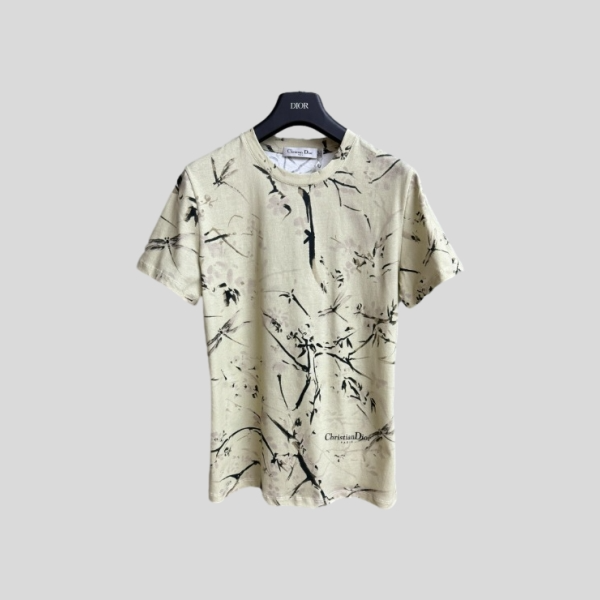 디올 수묵화 반팔 티셔츠