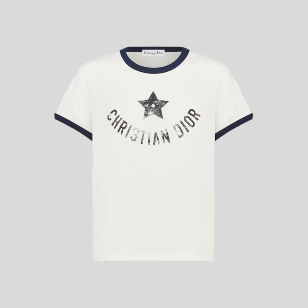 디올 Dioriviera 티셔츠 네이비 블루