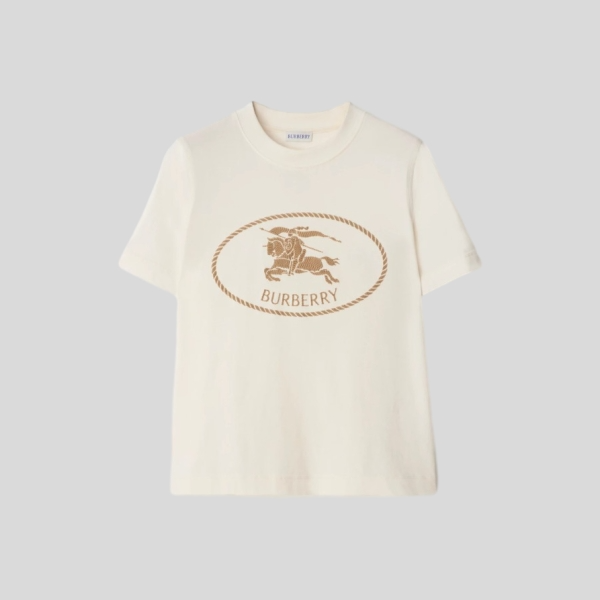 버버리 나이트 스탬프 코튼 티셔츠