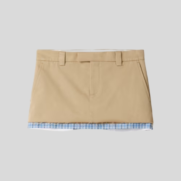 미우미우 치노 미니스커트