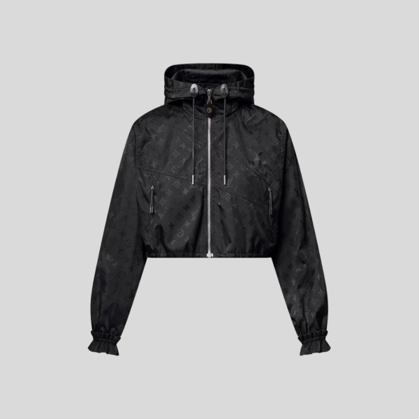 루이비통 크롭드 모노그램 윈드브레이커