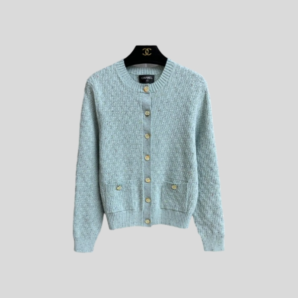 샤넬 도트 가디건