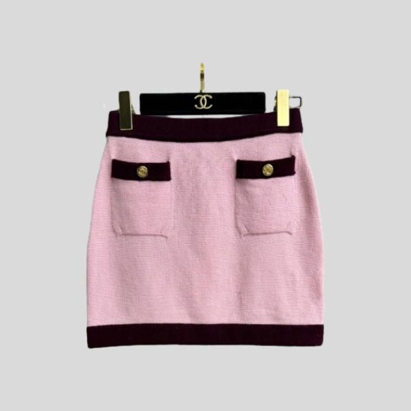 샤넬 니트 스커트