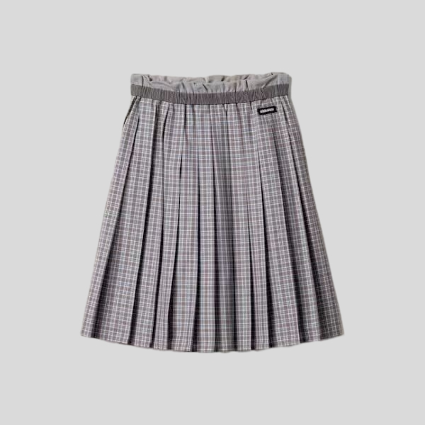 미우미우 플레드 스커트