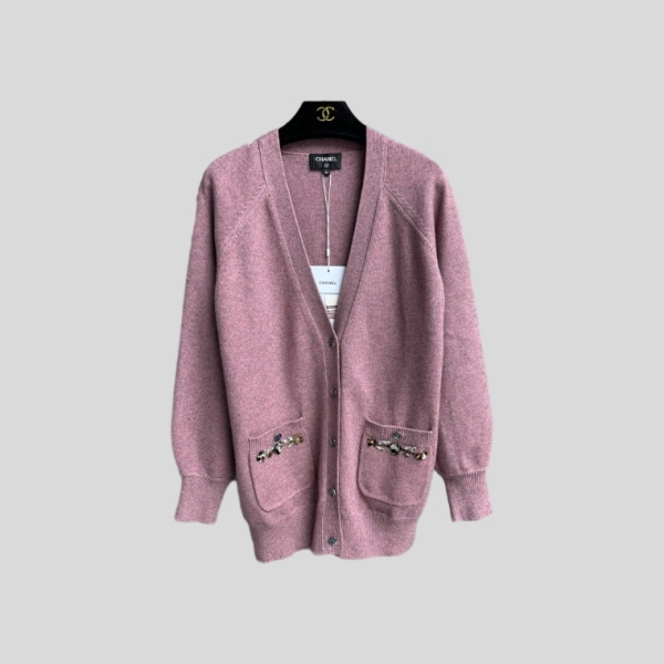샤넬 핸디크래프트 니트 가디건