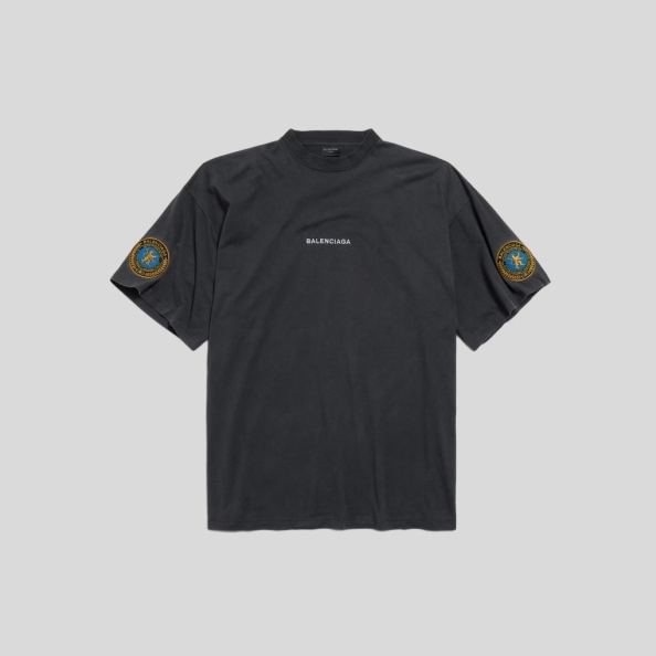 발렌시아가 테이디드 반팔티셔츠