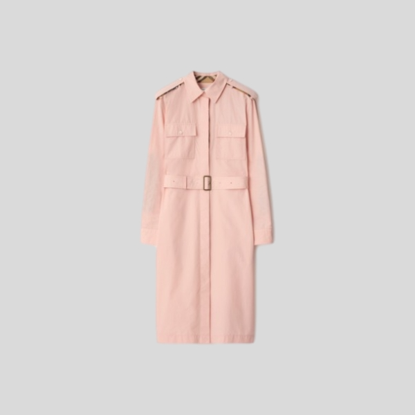 버버리 코튼 포플린 셔츠 드레스