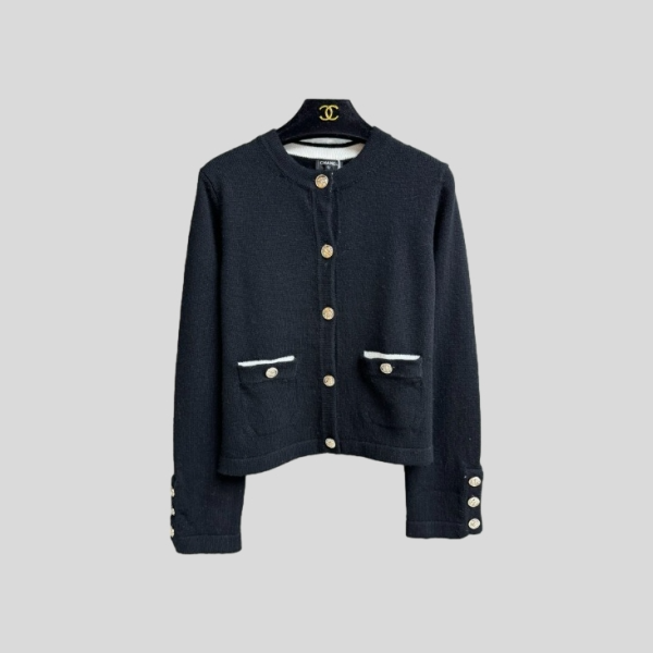 샤넬 버튼 니트 가디건