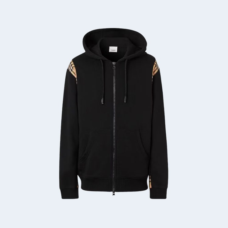 버버리 캄프톤 윈드브레이커 자켓 블랙