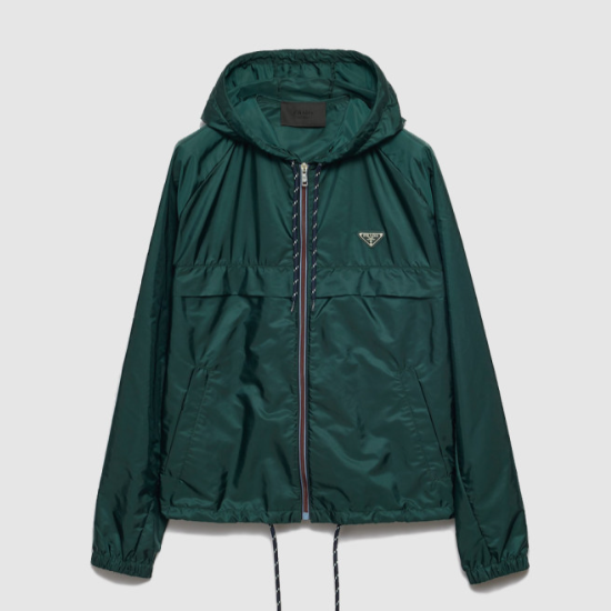 프라다 리나일론 블루종 자켓