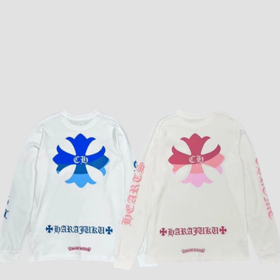 크롬하츠 하라주쿠 익스클루시브 롱 슬리브 티셔츠