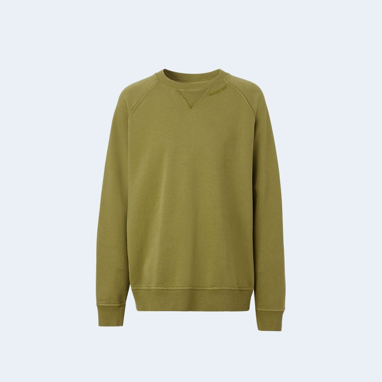 버버리 자수 로고 스웨트셔츠