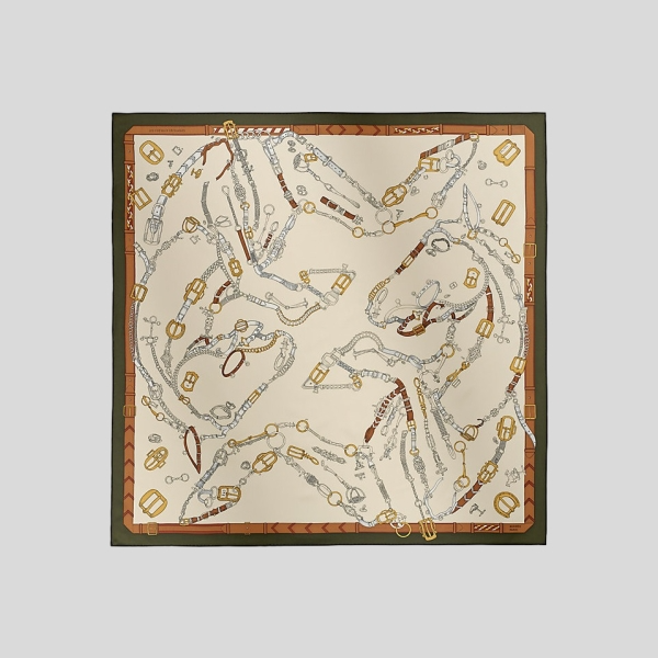 에르메스 Les Chevaux Dechaines 스카프