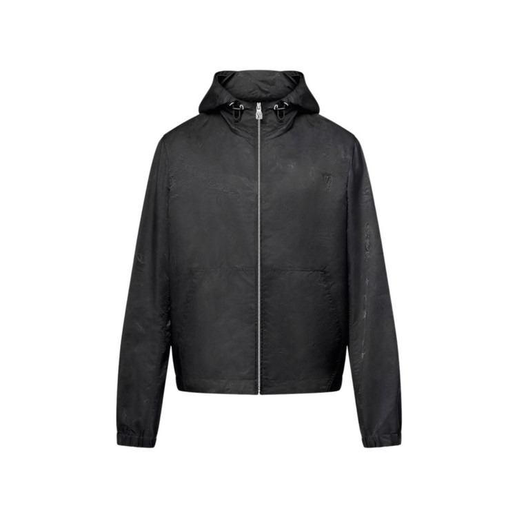 루이비통 나일론 윈드브레이커 블랙 