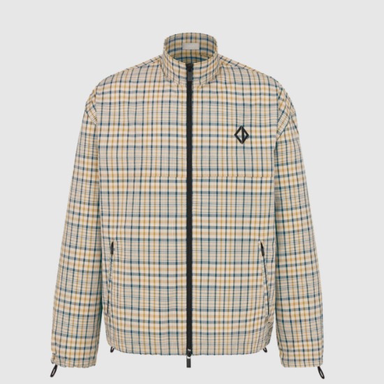 디올 CD Diamond 자수 지퍼 자켓