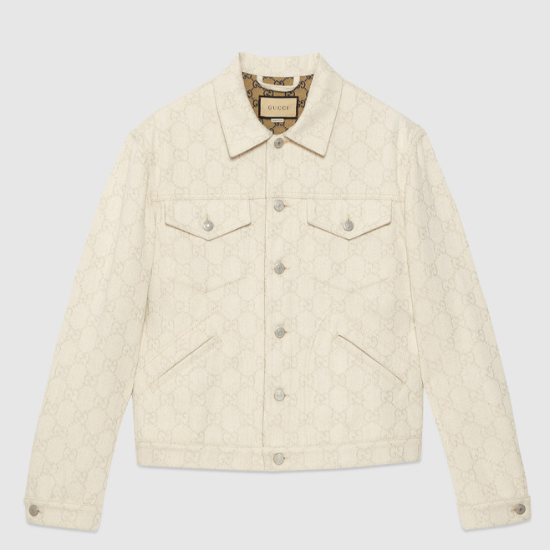 구찌 GG 코튼 자카드 자켓