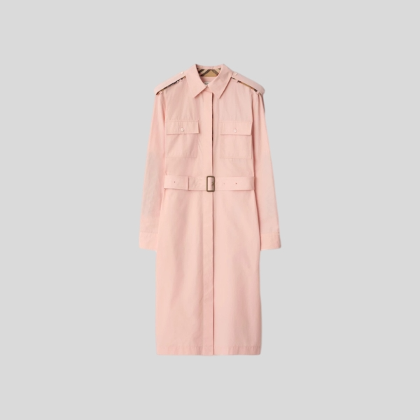 버버리 코튼 포플린 셔츠 드레스