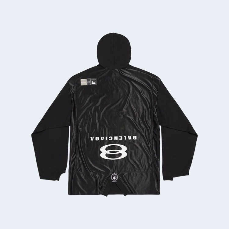 발렌시아가 유니티 스포츠 롱 슬리브 오버사이즈 티셔츠