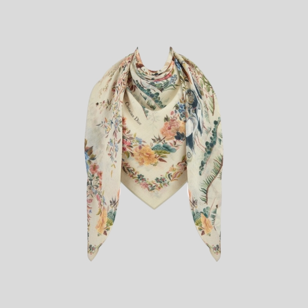 디올 벨벳 숄 윈터 가든