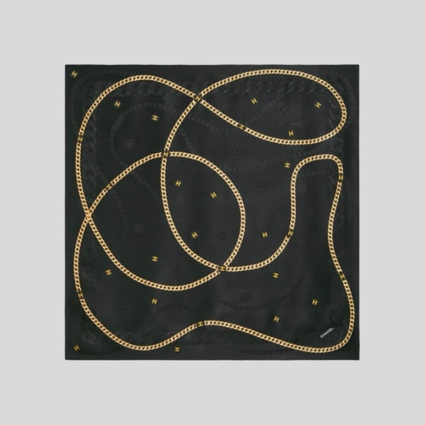 샤넬 체인 스퀘어 스카프