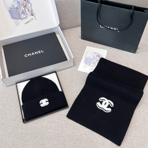 샤넬 3D 비니, 스카프 세트