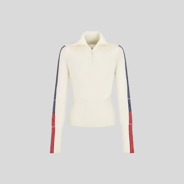 디올 DiorAlps 지퍼 모크넥 스웨터