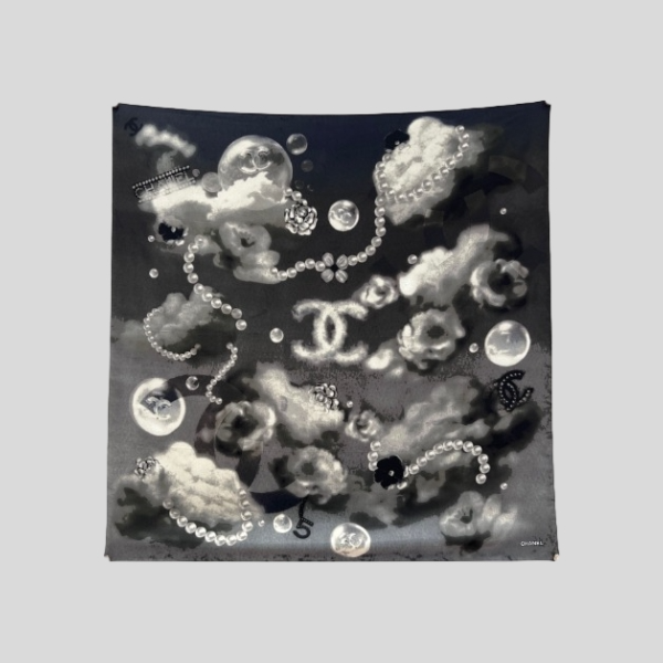 샤넬 클라우드 펄 스카프